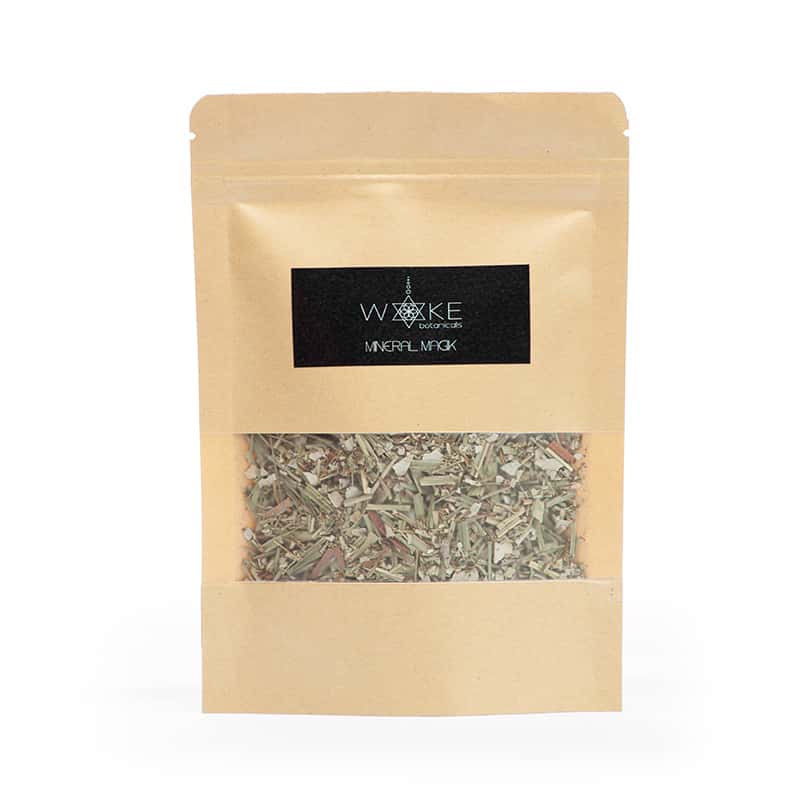 Picture of woke botanicals brand mineral magic tea blend