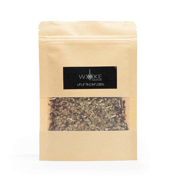 Picture of woke botanicals brand uplifting infusion tea blend
