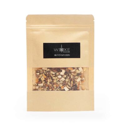 Photo of Woke Botanicals brand winter infusion tea