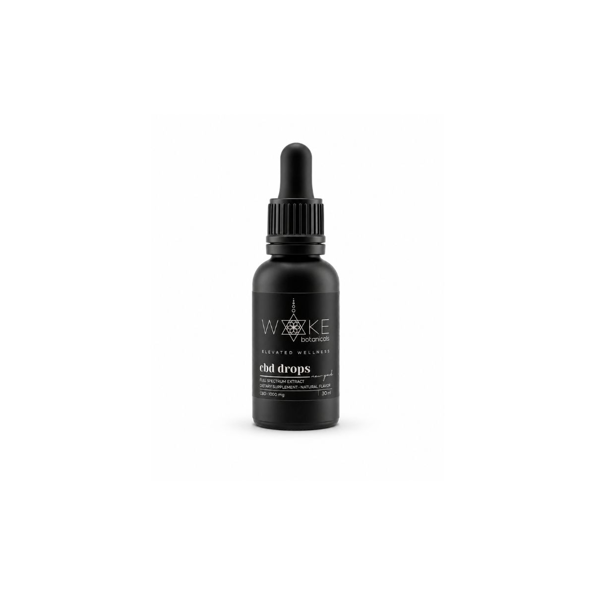 woke botanicals full spectrum cold-pressed CBD tincture