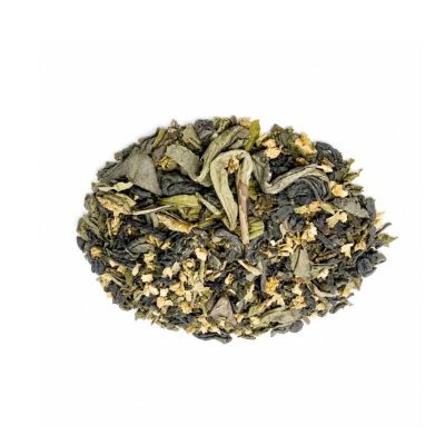 Moroccan Mojito herbal tea blend for refreshing minty daily wellness rituals with organic hemp flower
